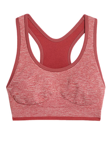 Reversible Seamless Medium Support Sports Bra