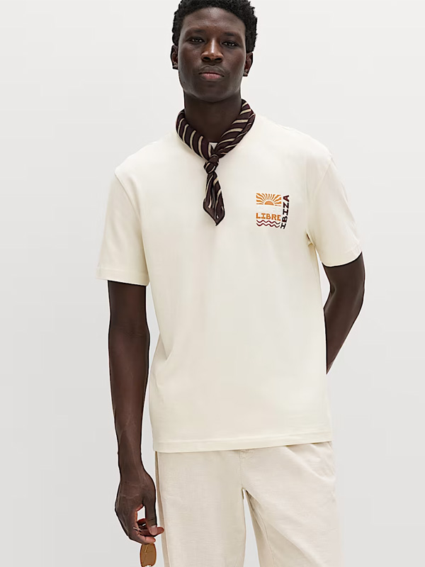 Pure Cotton Libre Ibiza Graphic T shirt