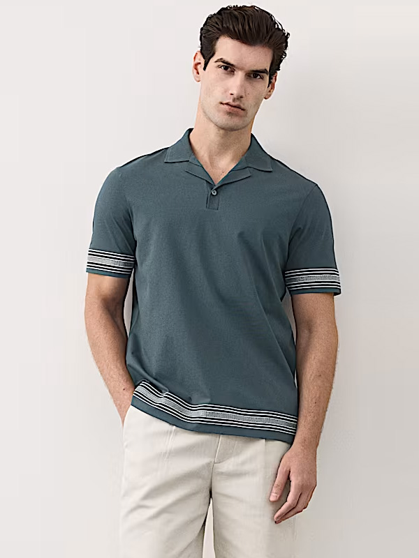 Pure Supima® Cotton Embroidered Polo Shirt