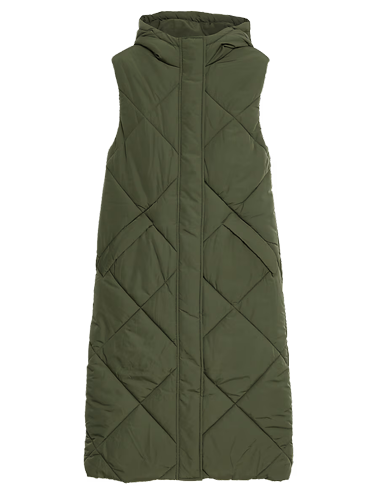Thermowarmth™ Quilted Longline Puffer Gilet